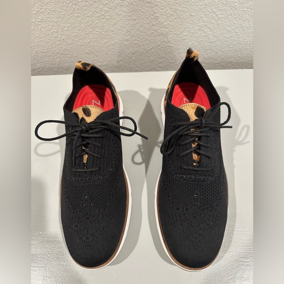 LEOPARD Women's 4.ZERØGRAND Stitchlite™ Oxfords - SIZE 10 - NEVER BEEN WORN - Picture 6 of 10